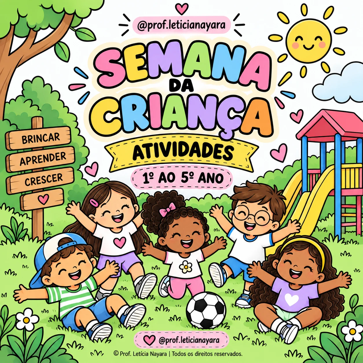 Atividades Dia das crianças - 1° ao 5° ano — Alfabetização para 2º ano: Material completo para a Semana da Criança, com…