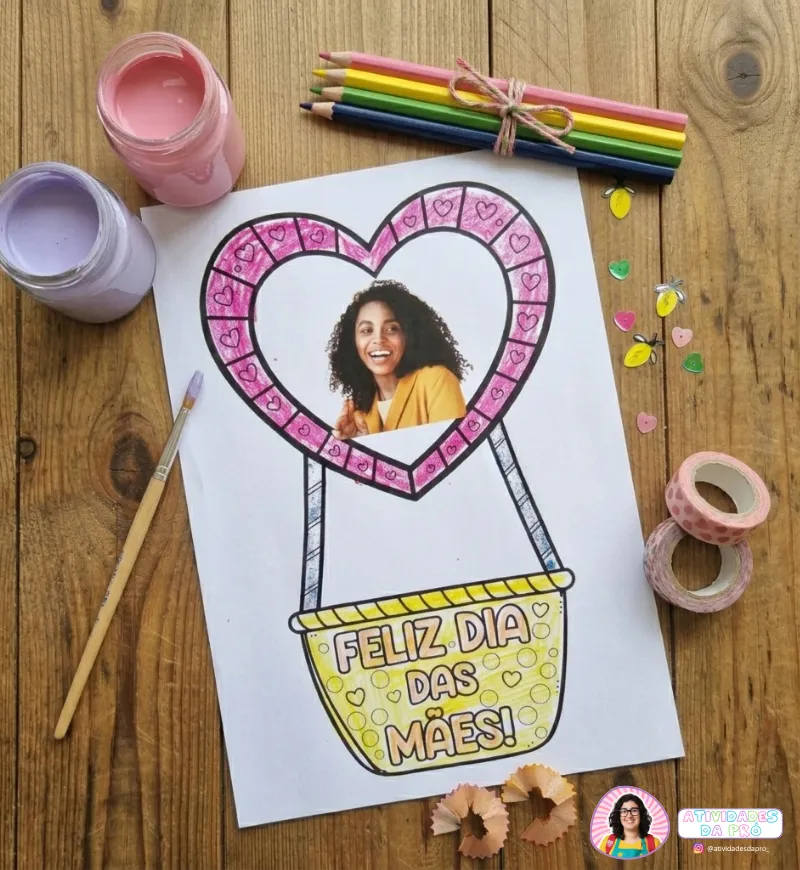 Atividades Dia das Mães: Kit para Colorir na Educação Infantil — amostra 4: Para quem este kit é indicado