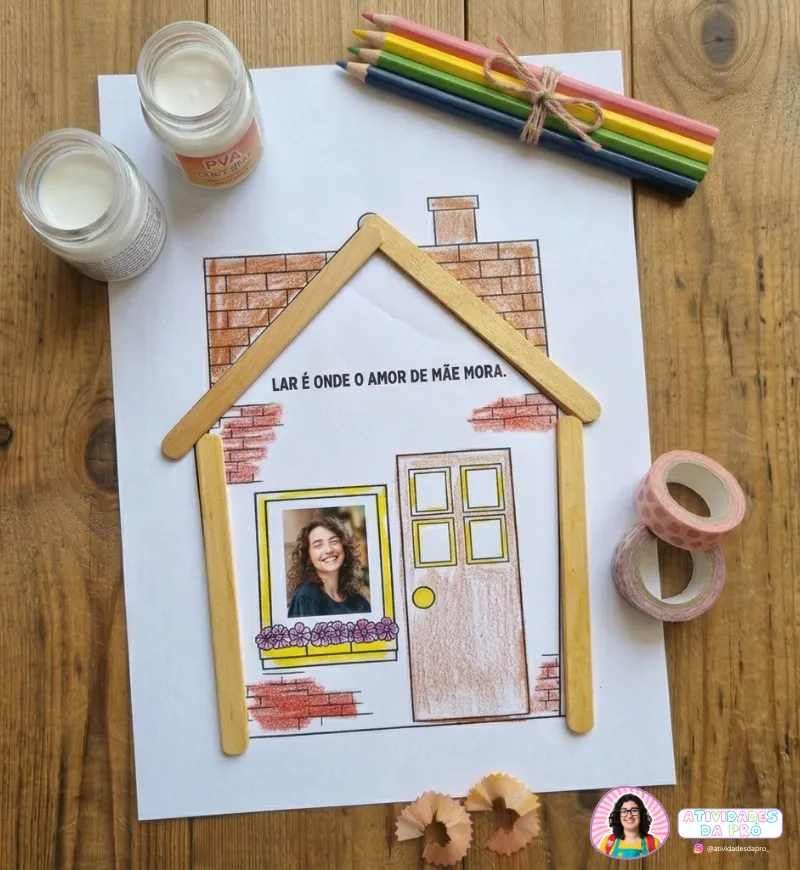 Atividades Dia das Mães: Kit para Colorir na Educação Infantil — amostra 5: Explore o Dia das Mães com 8 atividades para…
