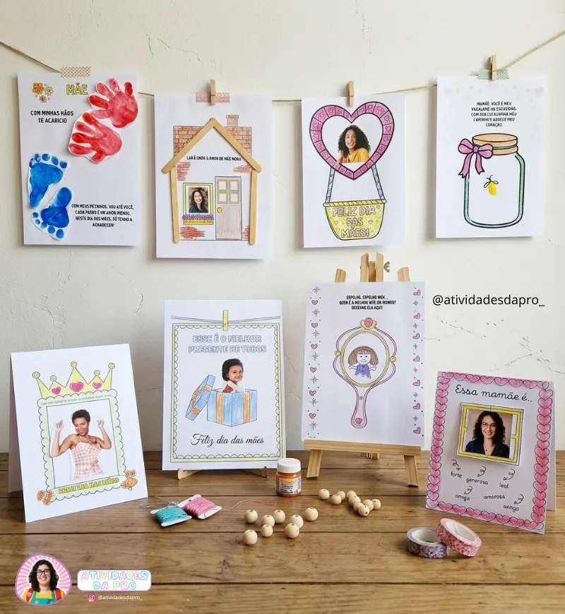 Atividades Dia das Mães: Kit para Colorir na Educação Infantil — Datas comemorativas para Educação Infantil: Explore o Dia…