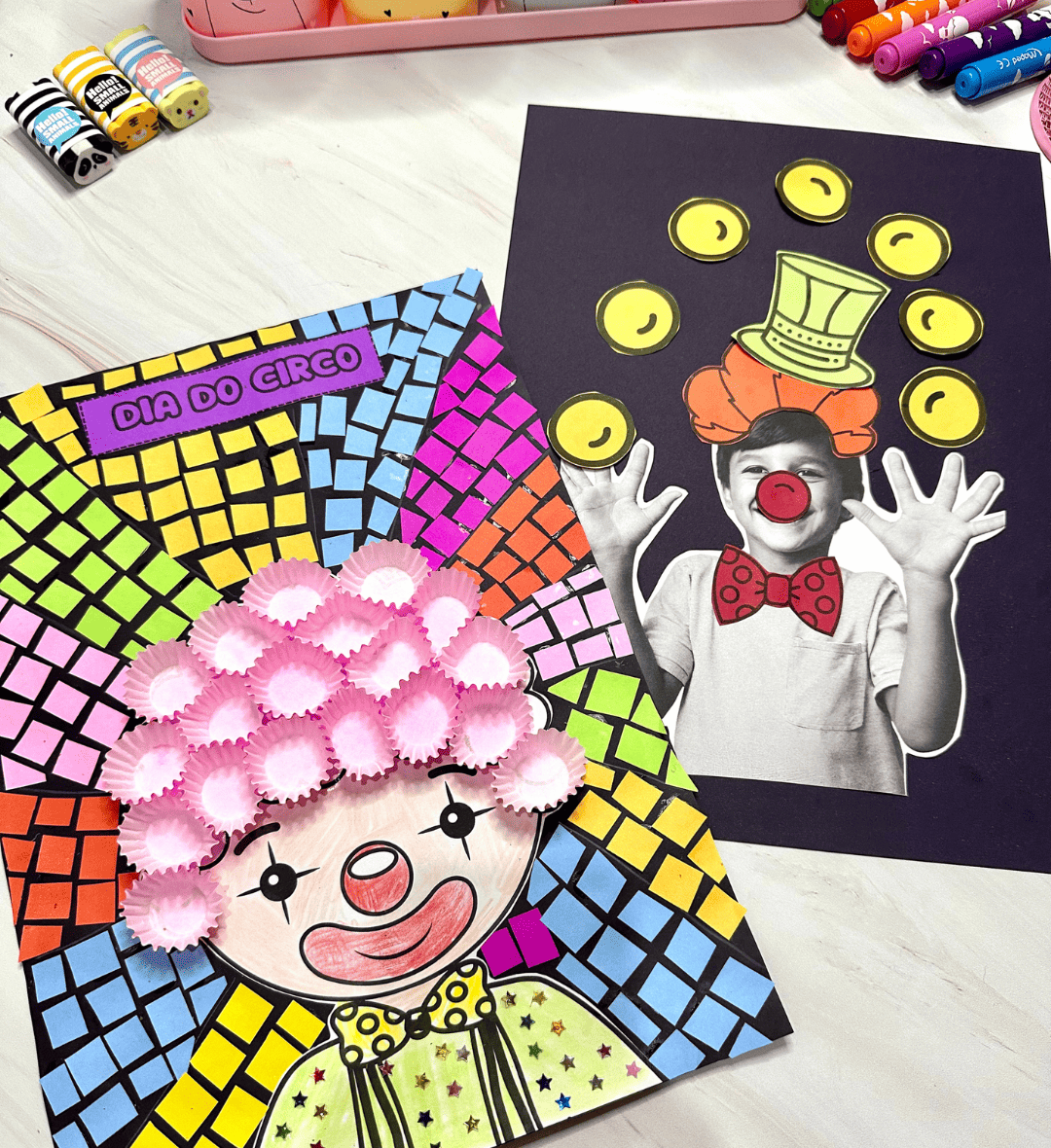 Atividades Dia do Circo: propostas de artes para imprimir — Datas comemorativas para Educação Infantil: Explore o tema…