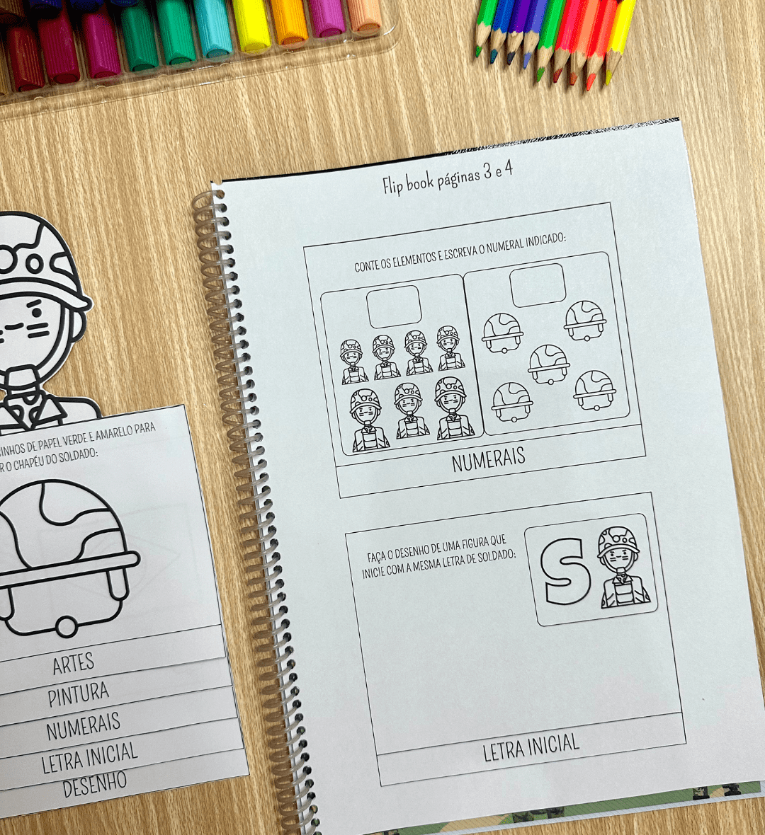 Atividades Dia do Soldado: sequência didática com flipbook — amostra 1: Atividades Dia do Soldado para a Educação Infantil