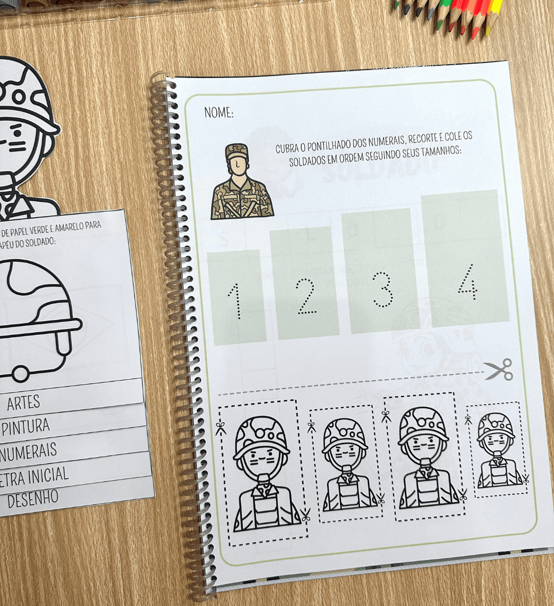 Atividades Dia do Soldado: sequência didática com flipbook — amostra 4: Para quem é indicado