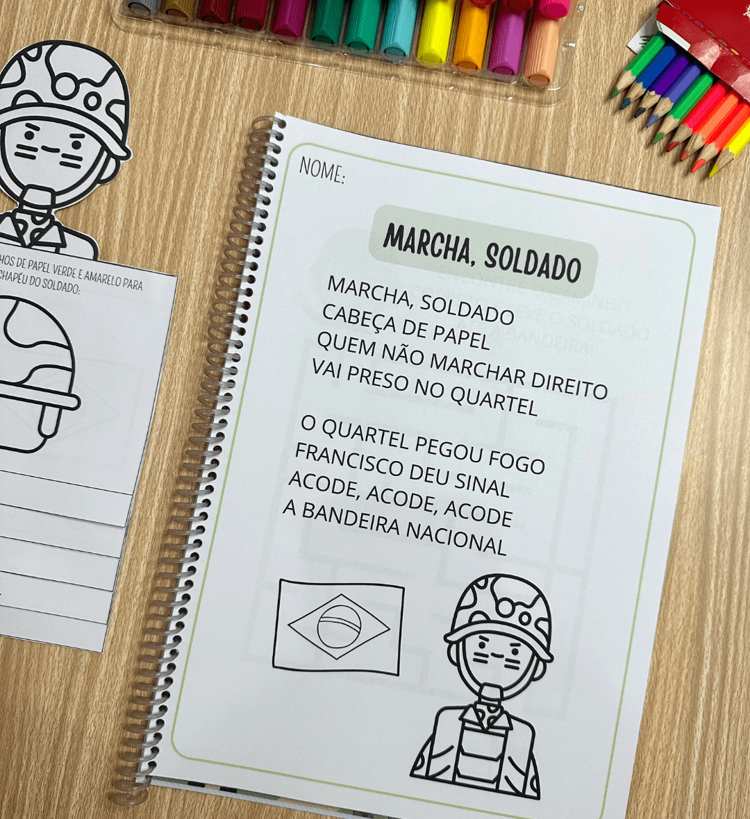 Atividades Dia do Soldado: sequência didática com flipbook — amostra 7: Trabalhe o Dia do Soldado na Educação Infantil com…