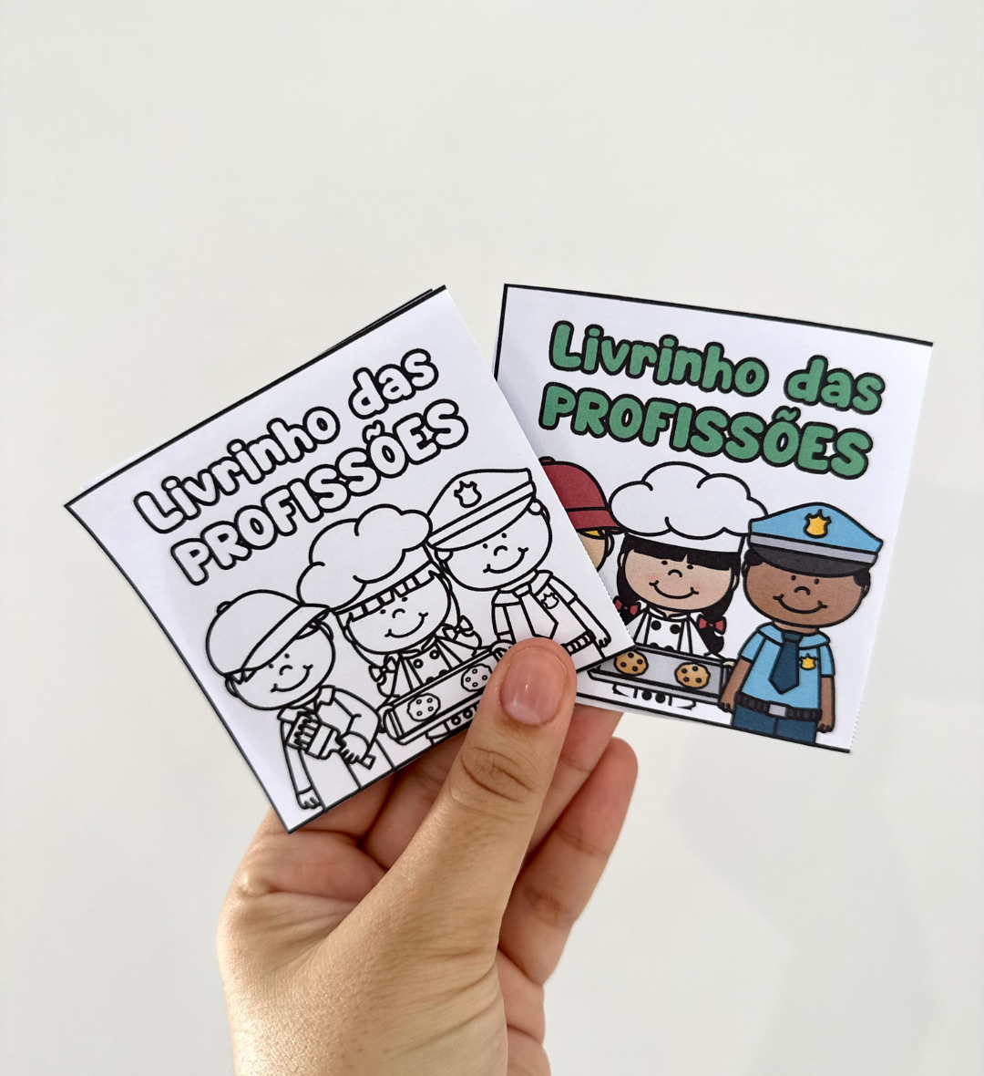 Atividades Dia do Trabalho com Livrinho das Profissões em PDF — amostra 3: Como usar em sala de aula