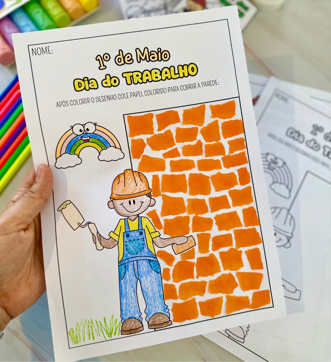 Atividades Dia do Trabalho com Livrinho das Profissões em PDF — Datas comemorativas para Educação Infantil: Explore as…