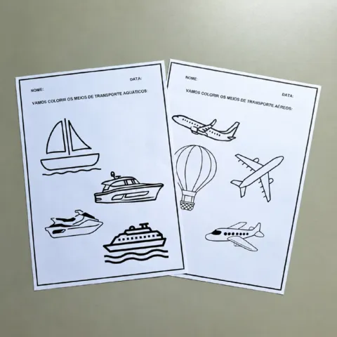 Atividades Dia do Trânsito – Educação Infantil e 1º Ano — amostra 3: Material com 8 páginas de atividades sobre o Dia do…