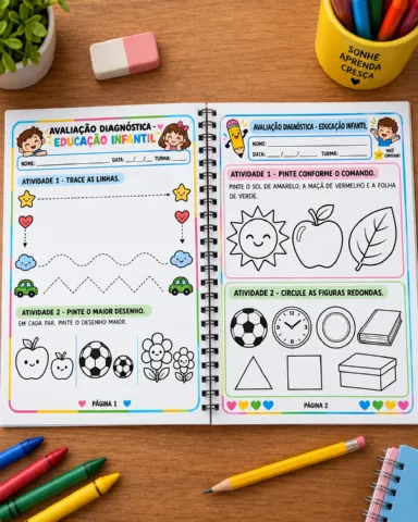 Atividades Diagnósticas para Educação Infantil — amostra 2: Você recebe