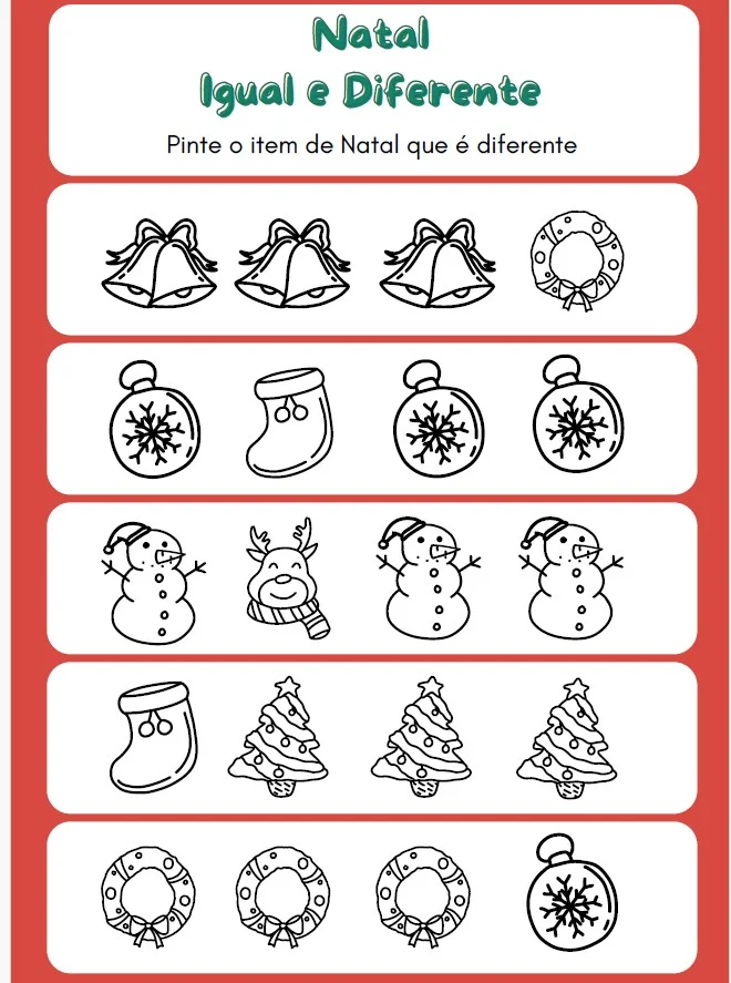 ATIVIDADES DIVERSAS DE NATAL - ARTES ANOS INICIAIS — amostra 2: Um material com atividades temáticas de Natal para as… ATIVIDADES DIVERSAS DE NATAL - ARTES ANOS INICIAIS — amostra 2: Um material com atividades temáticas de Natal para as…