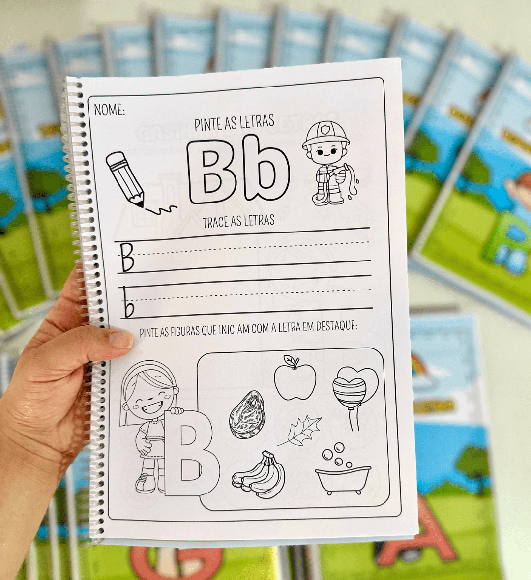 Atividades do Alfabeto: 26 Apostilas em PDF para Imprimir — amostra 2: O que você encontra no material