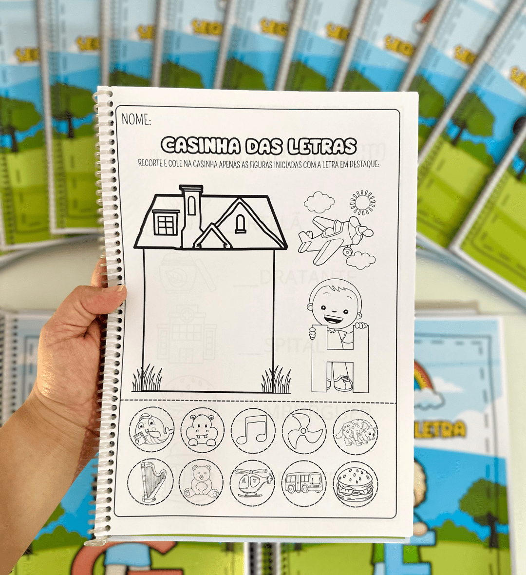 Atividades do Alfabeto: 26 Apostilas em PDF para Imprimir — amostra 5: Trabalhe letras, sons e formação de palavras com 26…