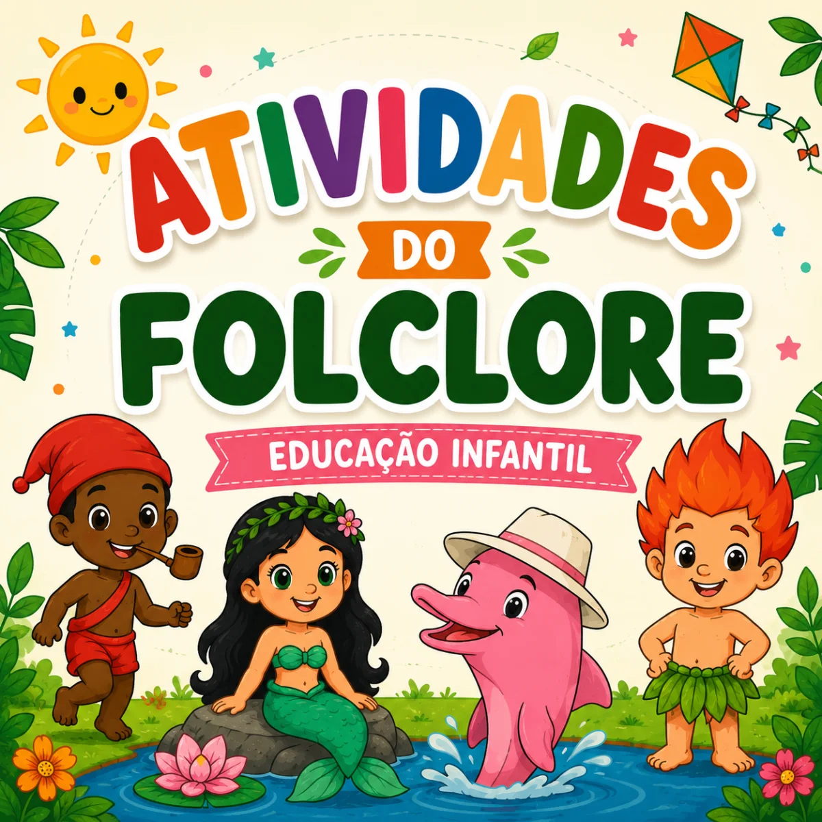 Atividades do Folclore para Educação Infantil — Datas comemorativas para Educação Infantil: Este material foi elaborado…
