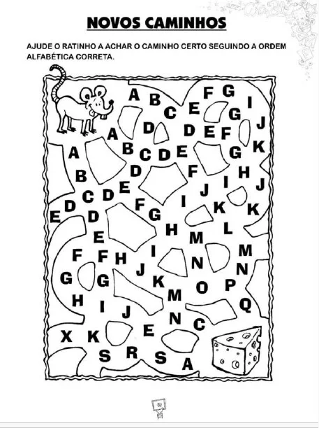 ATIVIDADES E JOGOS DE ALFABETIZAÇÃO - ENSINO FUNDAMENTAL — amostra 6: A Apostila Atividades e Jogos de Alfabetização reúne…