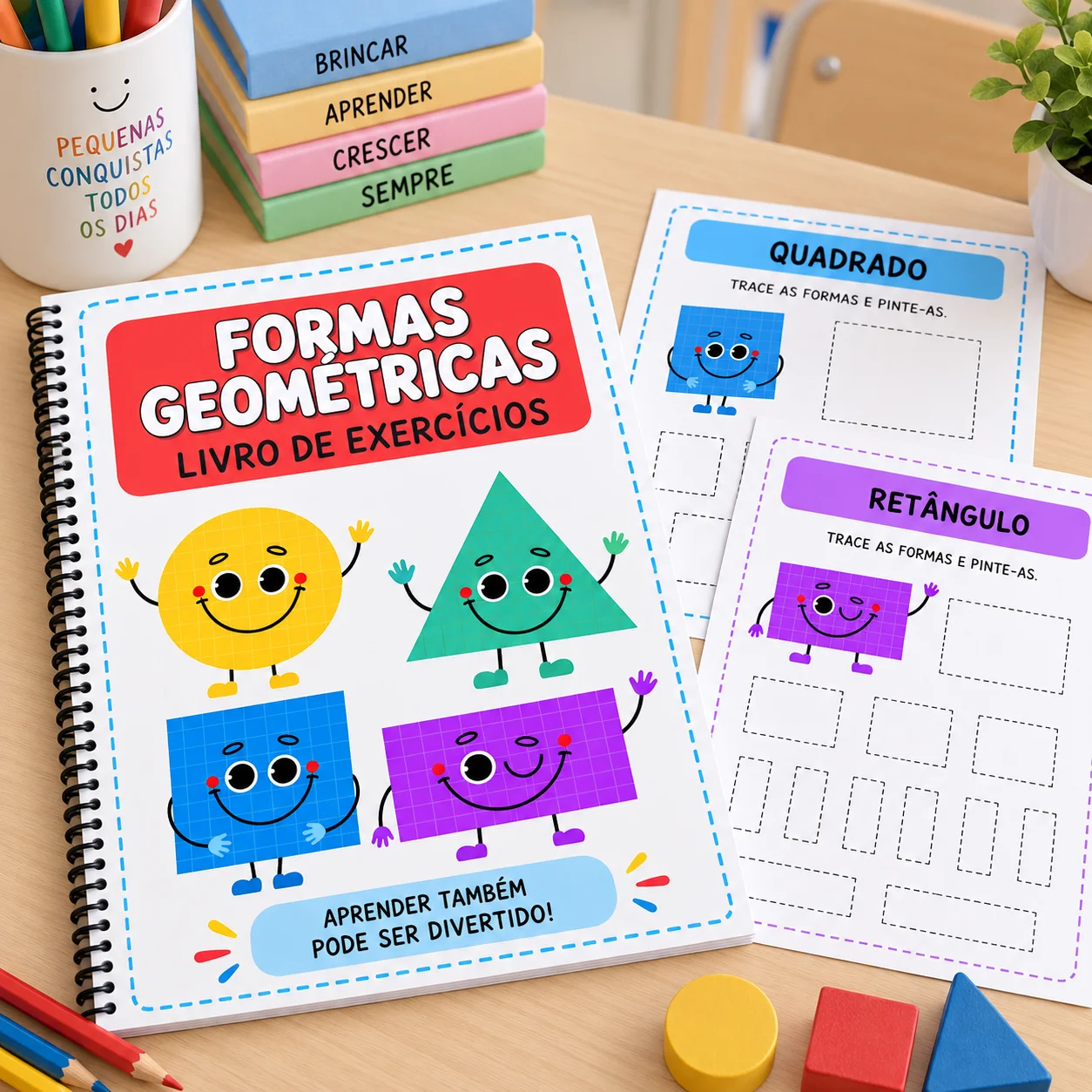Atividades – Formas Geométricas | Educação Infantil – BNCC — amostra 1: Atividades lúdicas com formas geométricas para…