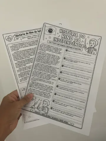 Atividades Hino da Independência do Brasil + Balancê Símbolos da Nação — amostra 4: 🇧🇷 Um material especial para você… Atividades Hino da Independência do Brasil + Balancê Símbolos da Nação — amostra 4: 🇧🇷 Um material especial para você…