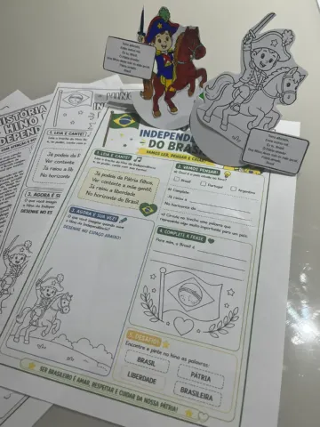 Atividades Hino da Independência do Brasil + Balancê Símbolos da Nação — amostra 5: 🇧🇷 Um material especial para você… Atividades Hino da Independência do Brasil + Balancê Símbolos da Nação — amostra 5: 🇧🇷 Um material especial para você…