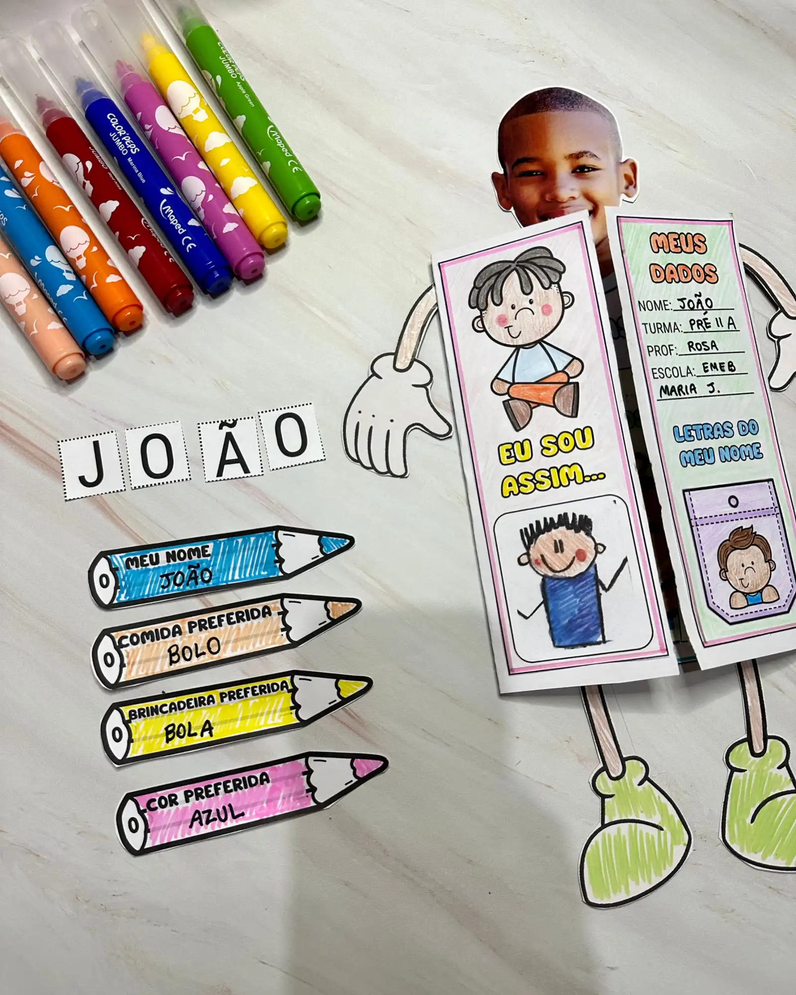 Atividades Interativa Eu Sou Assim Educação Infantil — amostra 5: Atividade interativa “eu sou assim