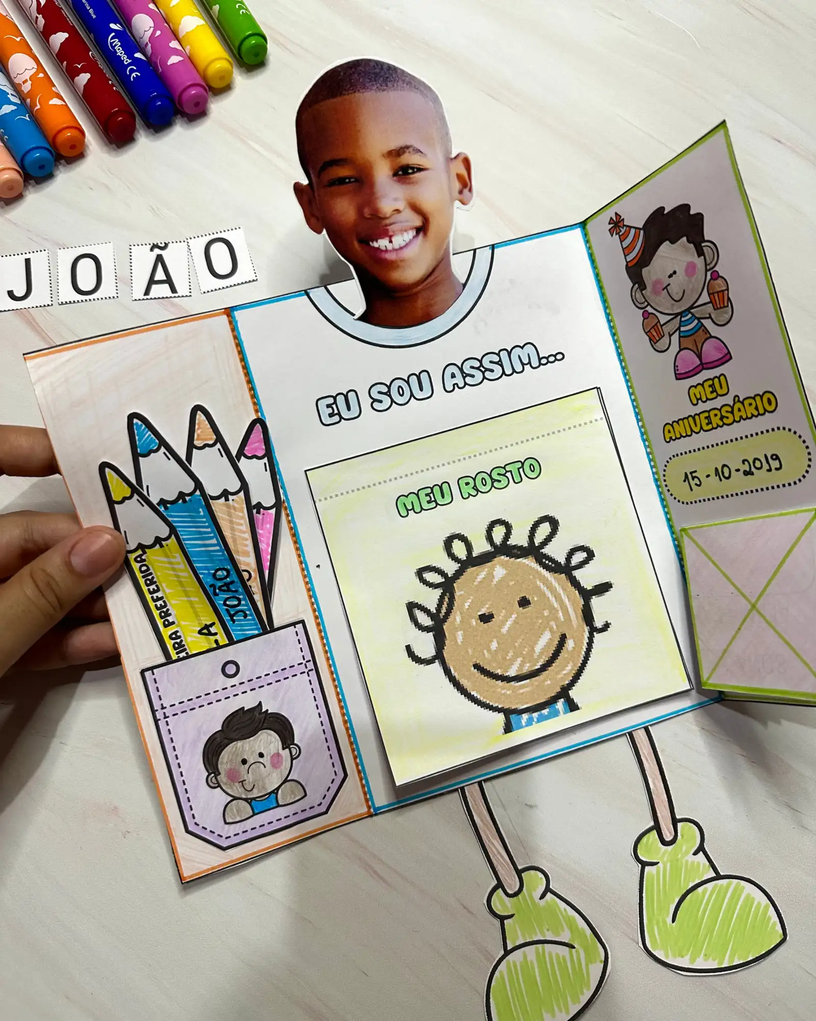 Atividades Interativa Eu Sou Assim Educação Infantil — amostra 6: Atividade interativa “eu sou assim