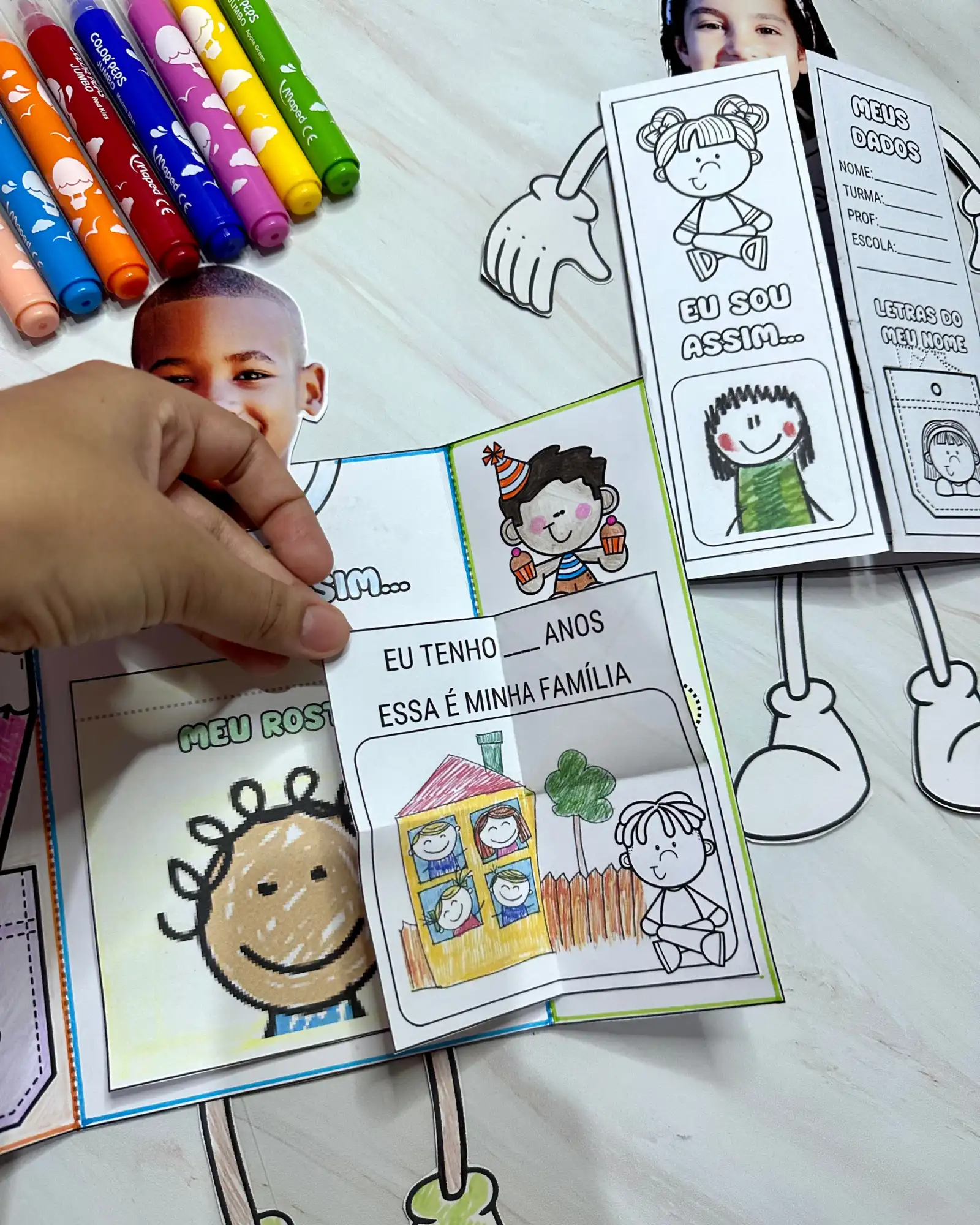 Atividades Interativa Eu Sou Assim Educação Infantil — capa do material