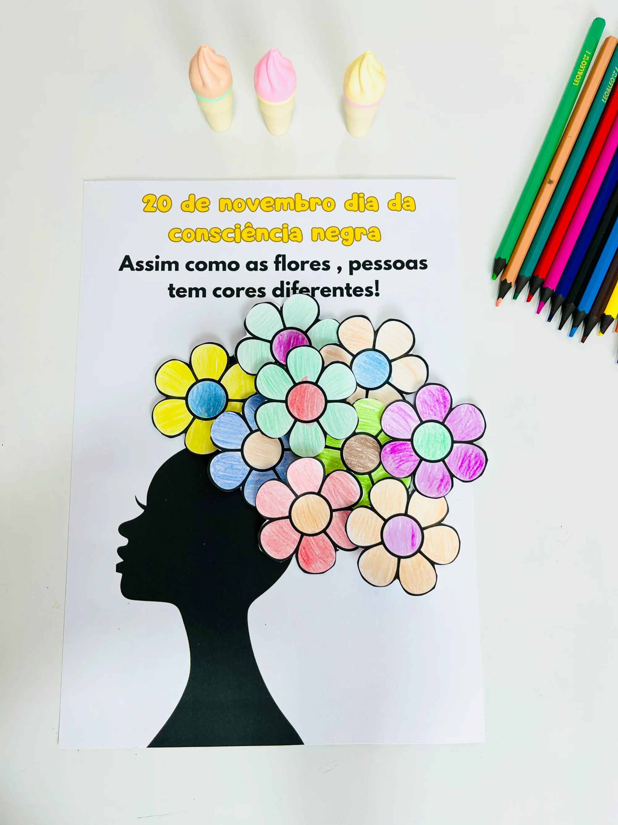Atividades Interativas Consciência Negra Identidade,Beleza Diversidade — capa do material