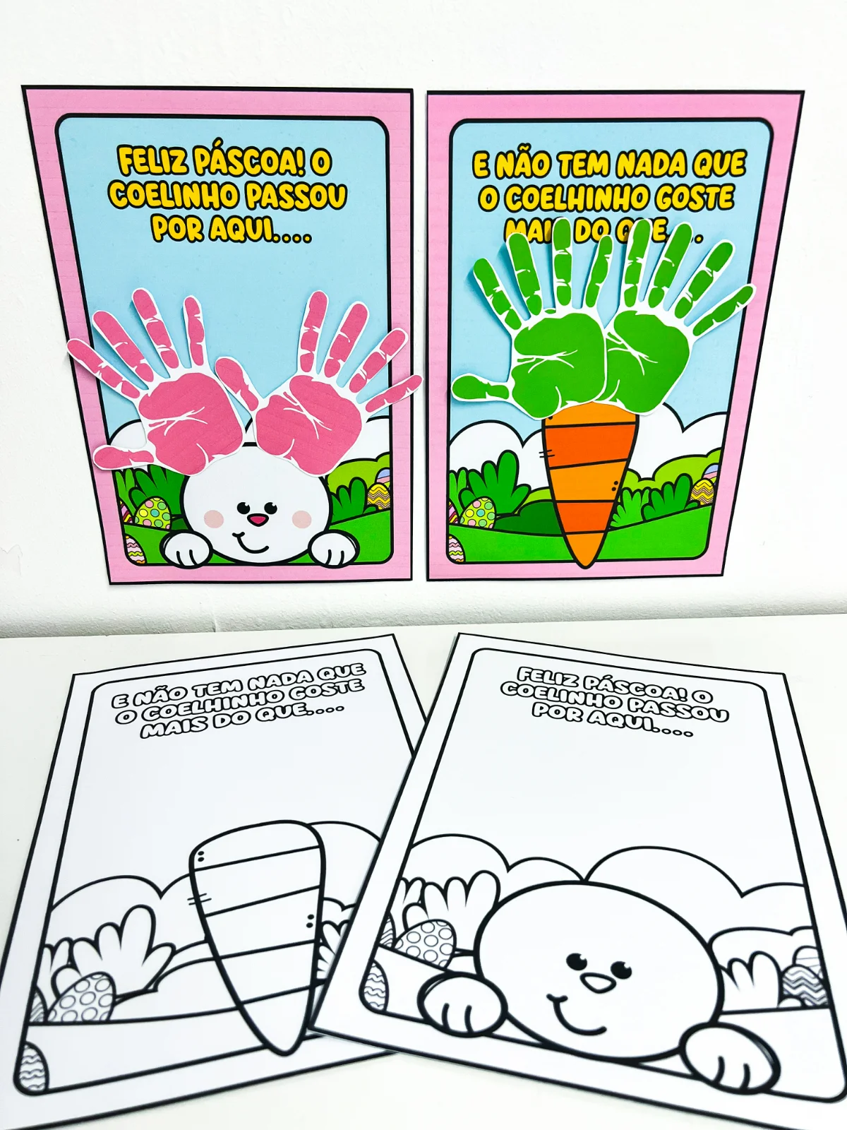 Atividades Interativas de Páscoa Mãozinhas — Alfabetização para Educação Infantil: Um recurso lúdico e significativo para…