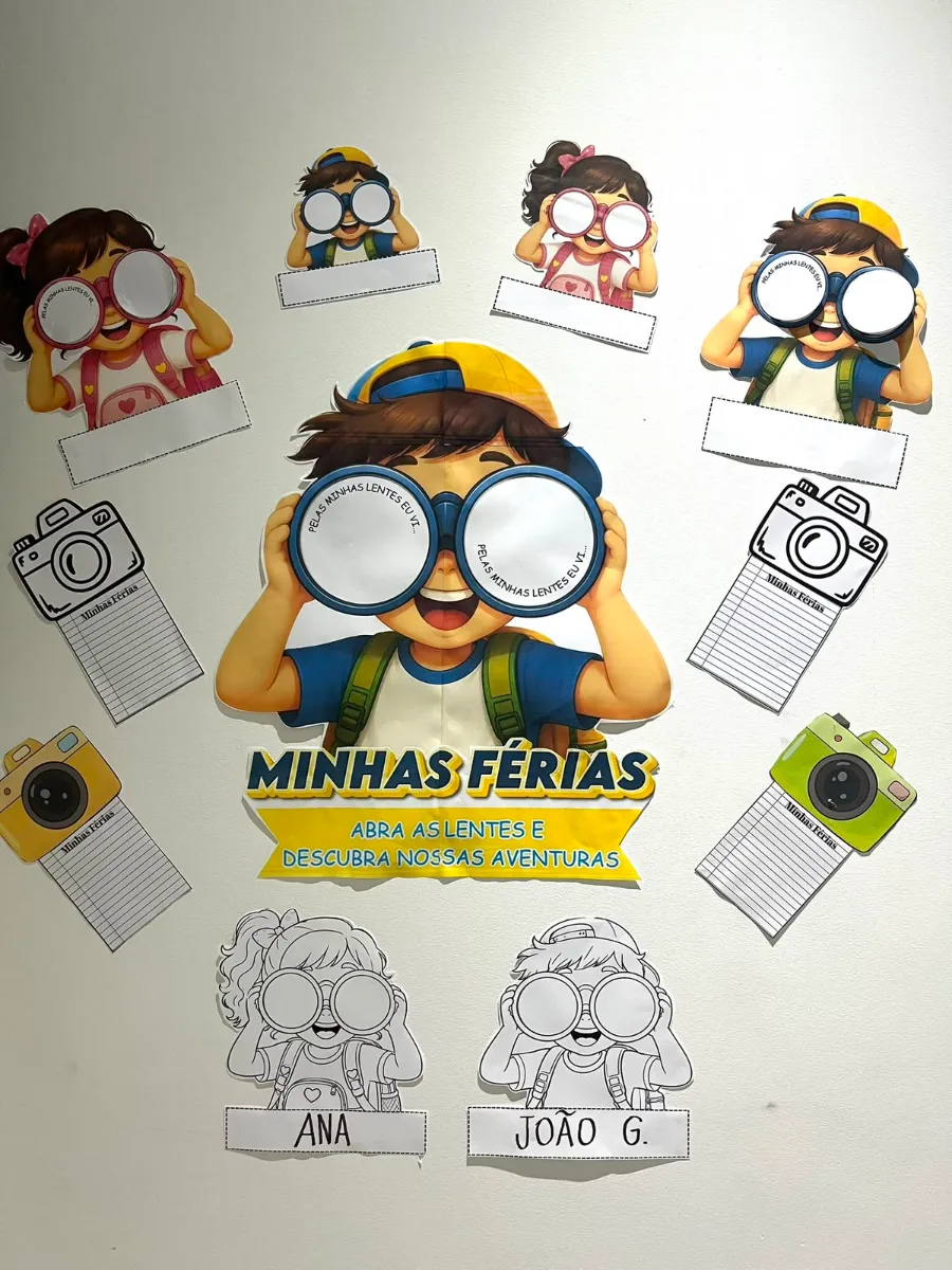 Atividades Interativas de Volta às Aulas - Séries Iniciais — amostra 4: Imagine seus alunos chegando à escola, registrando…