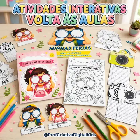 Atividades Interativas de Volta às Aulas - Séries Iniciais — capa do material