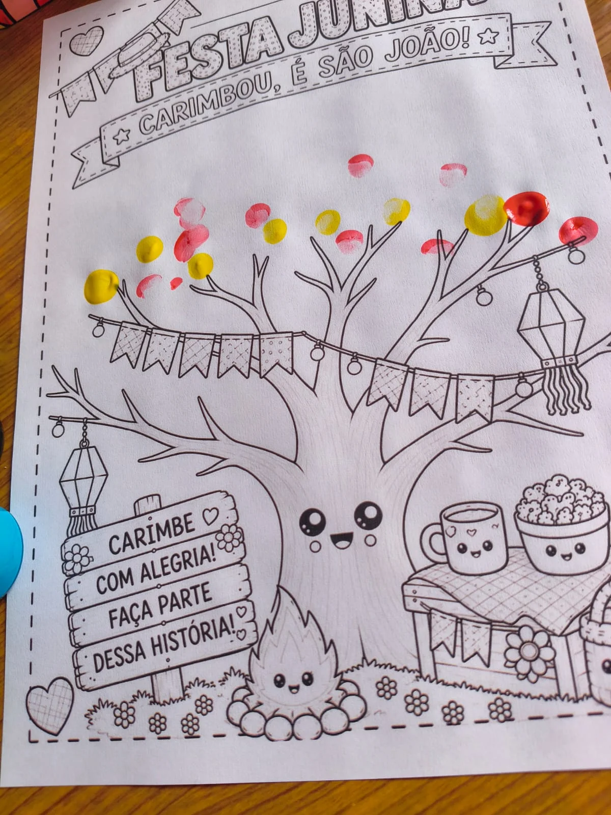 Atividades Juninas com Carimbo de Dedinhos | Festa Junina Educação Infantil — amostra 3: Chegou um material encantador para…