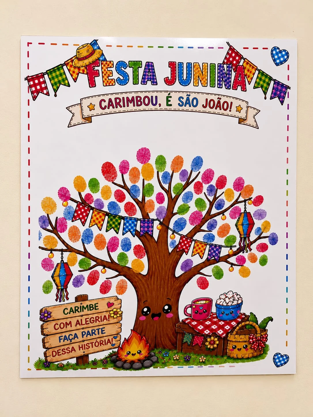 Atividades Juninas com Carimbo de Dedinhos | Festa Junina Educação Infantil — amostra 5: Chegou um material encantador para…