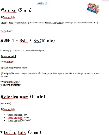 Little Red Riding Hood - História + flashcards +games — amostra 1: História adaptada em inglês da "Little Red Riding Hood",…