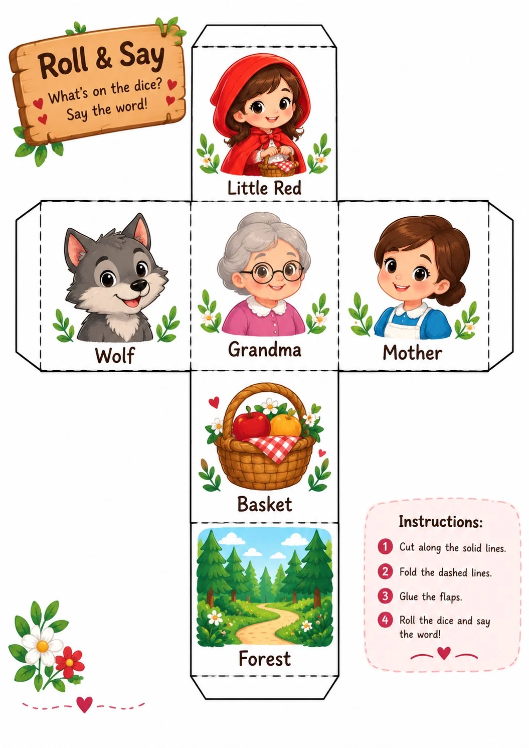 Little Red Riding Hood - História + flashcards +games — amostra 3: História adaptada em inglês da "Little Red Riding Hood",…