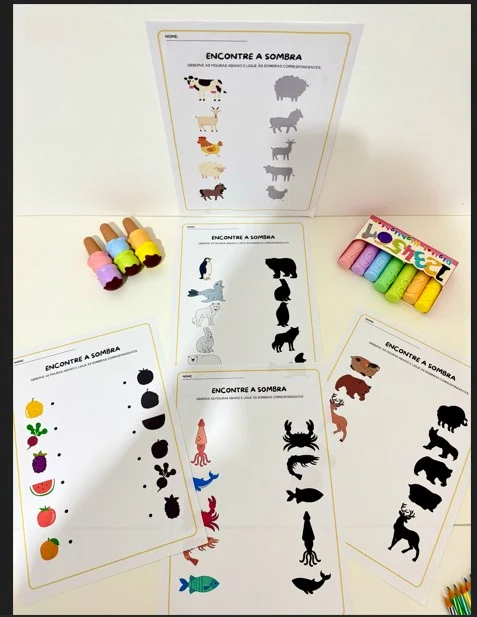 ATIVIDADES LÚDICA COM SOMBRAS - EDUCAÇÃO INFANTIL E FUNDAMENTAL — amostra 2: Atividades para trabalhar percepção visual,… ATIVIDADES LÚDICA COM SOMBRAS - EDUCAÇÃO INFANTIL E FUNDAMENTAL — amostra 2: Atividades para trabalhar percepção visual,…
