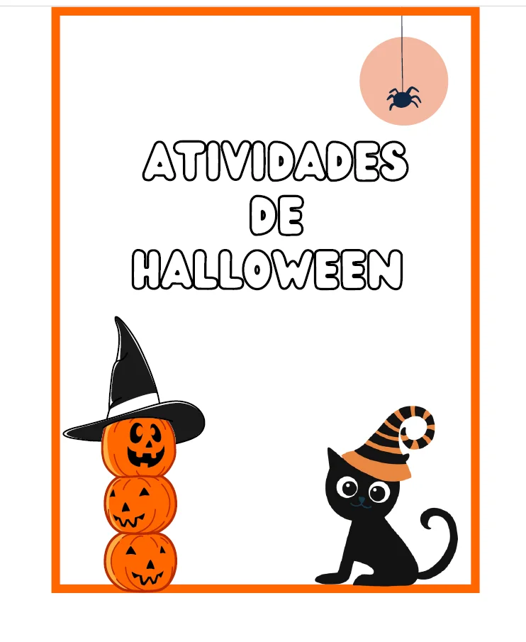 ATIVIDADES LÚDICAS DE HALLOWEEN - PASSATEMPOS - ENSINO FUNDAMENTAL — amostra 1: Que tal aproveitar o tema Halloween para…
