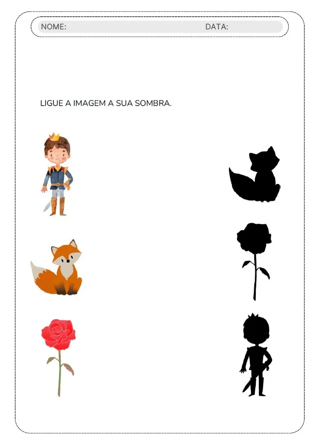 ATIVIDADES LÚDICAS PEQUENO PRINCIPE - ALFABETIZAÇÃO — amostra 4: Com a temática encantadora do Pequeno Príncipe , este…
