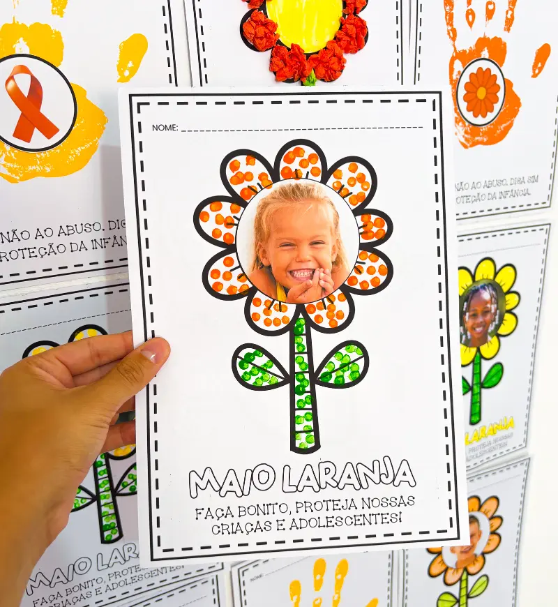 Atividades Maio Laranja: PDF com Letreiro e Painel — amostra 3: Como usar as atividades em sala de aula
