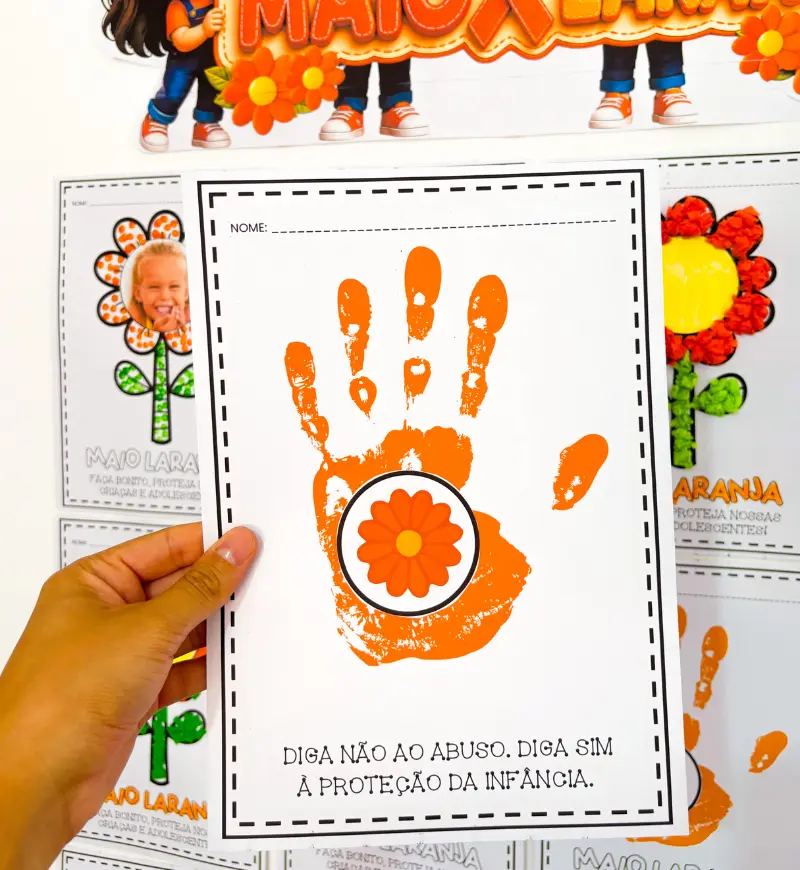 Atividades Maio Laranja: PDF com Letreiro e Painel — amostra 4: Para quem é indicado