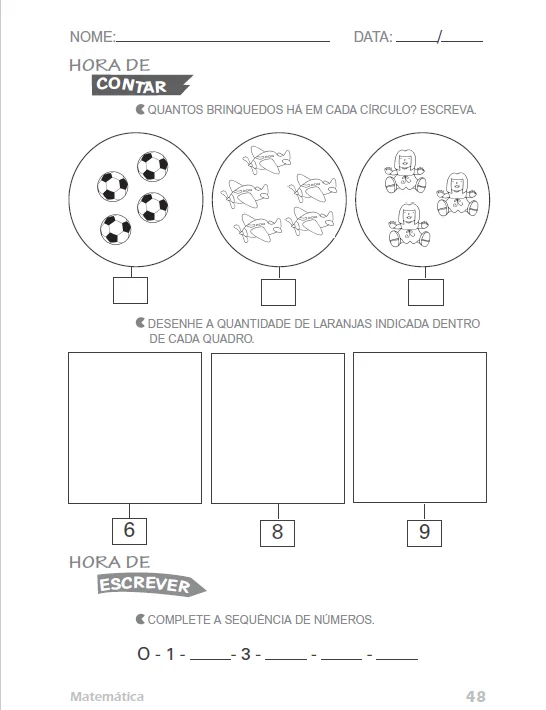 ATIVIDADES MATEMÁTICA VARIADAS - ALFABETIZAÇÃO — amostra 5: Este material é perfeito para complementar suas aulas e…