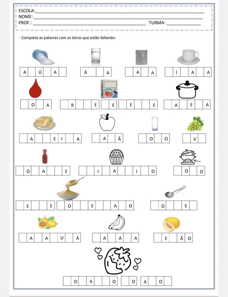 🍓 Atividades Morango do Amor🍓Do Infantil ao Fundament 1 em PDF — amostra 5: Nosso novo arquivo traz atividades…