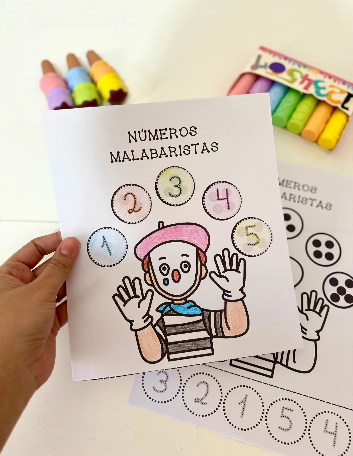 Atividades Números e Vogais – Educação Infantil — amostra 3: Kit com 2 atividades lúdicas para trabalhar números e vogais…