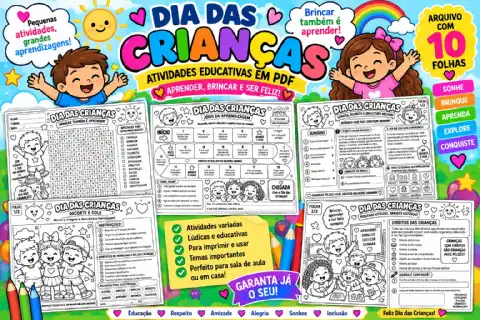 ATIVIDADES PARA A SEMANA DO DIA DAS CRIANÇAS - ENSINO FUNDAMENTAL — capa do material