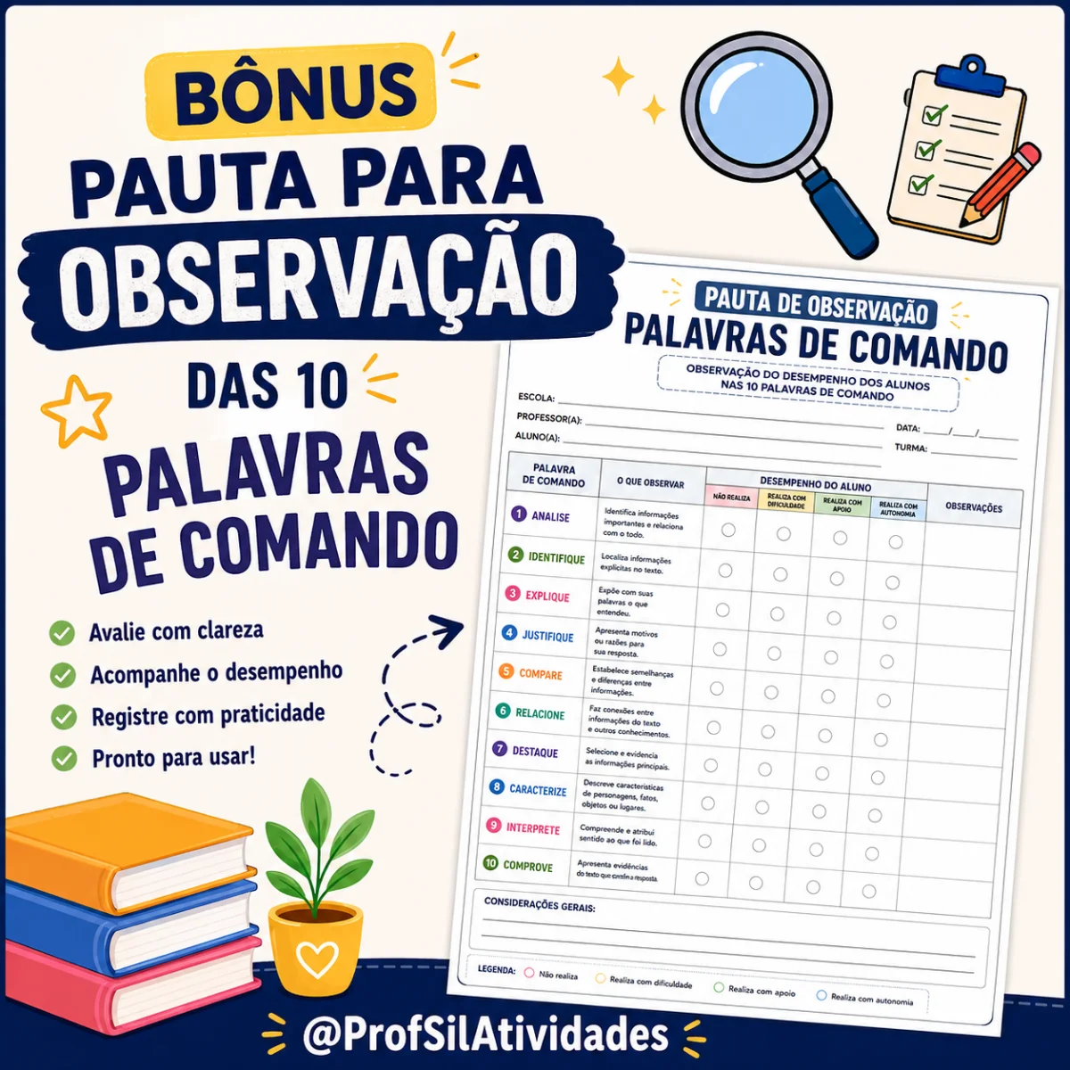 Atividades para Desenvolver a Interpretação — amostra 6: A proposta trabalha comandos que direcionam o aluno na construção…