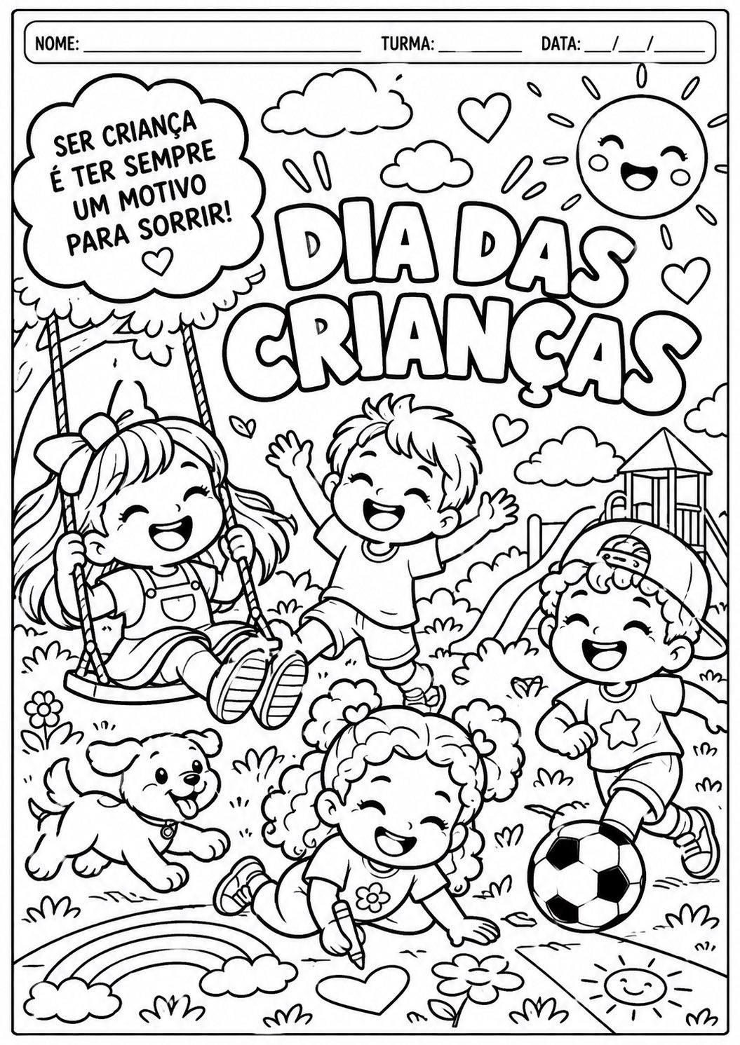 Atividades para o Dia das Crianças para Colorir – 5 Atividades em PDF — amostra 1: 5 atividades para o Dia das Crianças… Atividades para o Dia das Crianças para Colorir – 5 Atividades em PDF — amostra 1: 5 atividades para o Dia das Crianças…