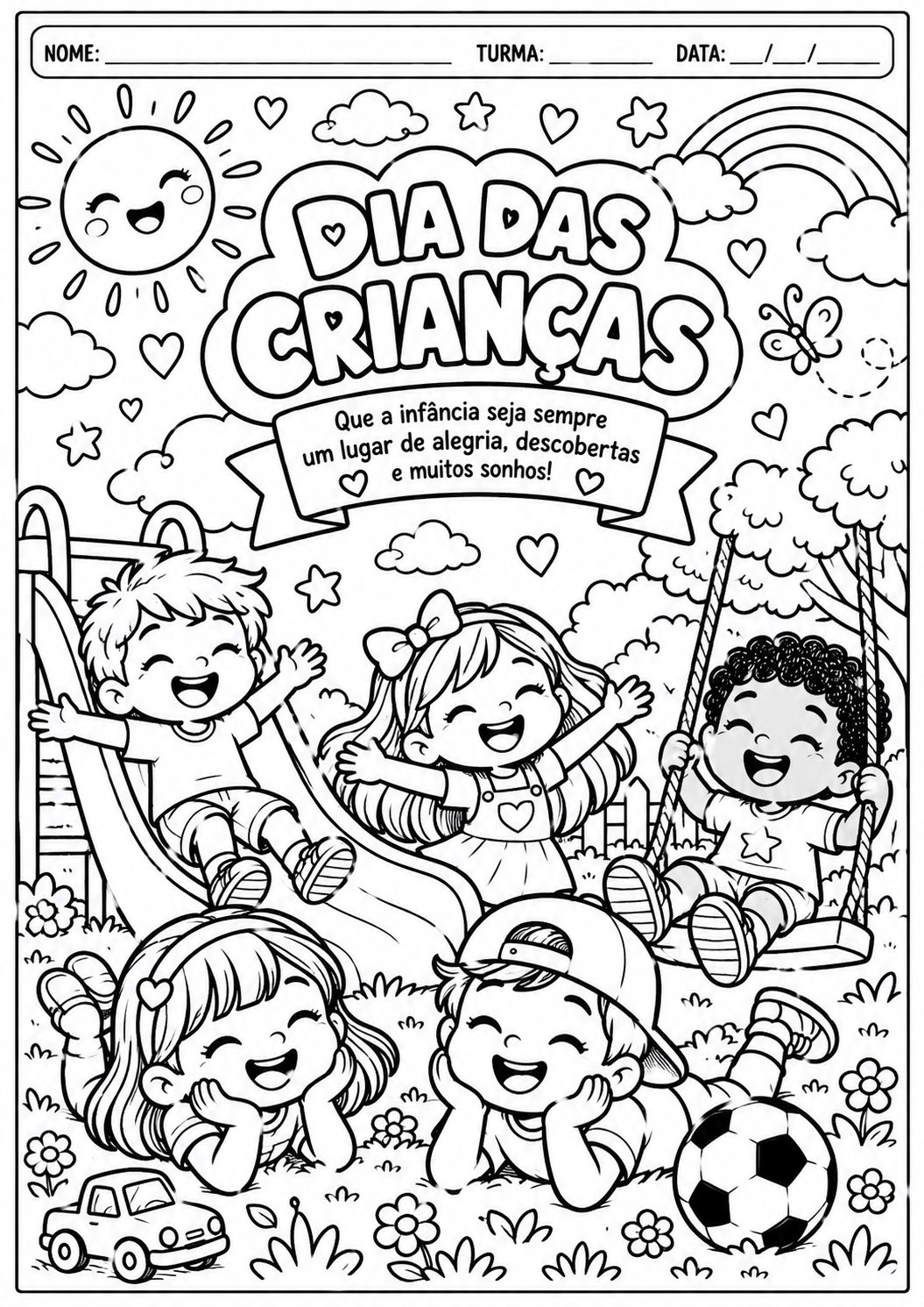 Atividades para o Dia das Crianças para Colorir – 5 Atividades em PDF — amostra 4: 5 atividades para o Dia das Crianças… Atividades para o Dia das Crianças para Colorir – 5 Atividades em PDF — amostra 4: 5 atividades para o Dia das Crianças…