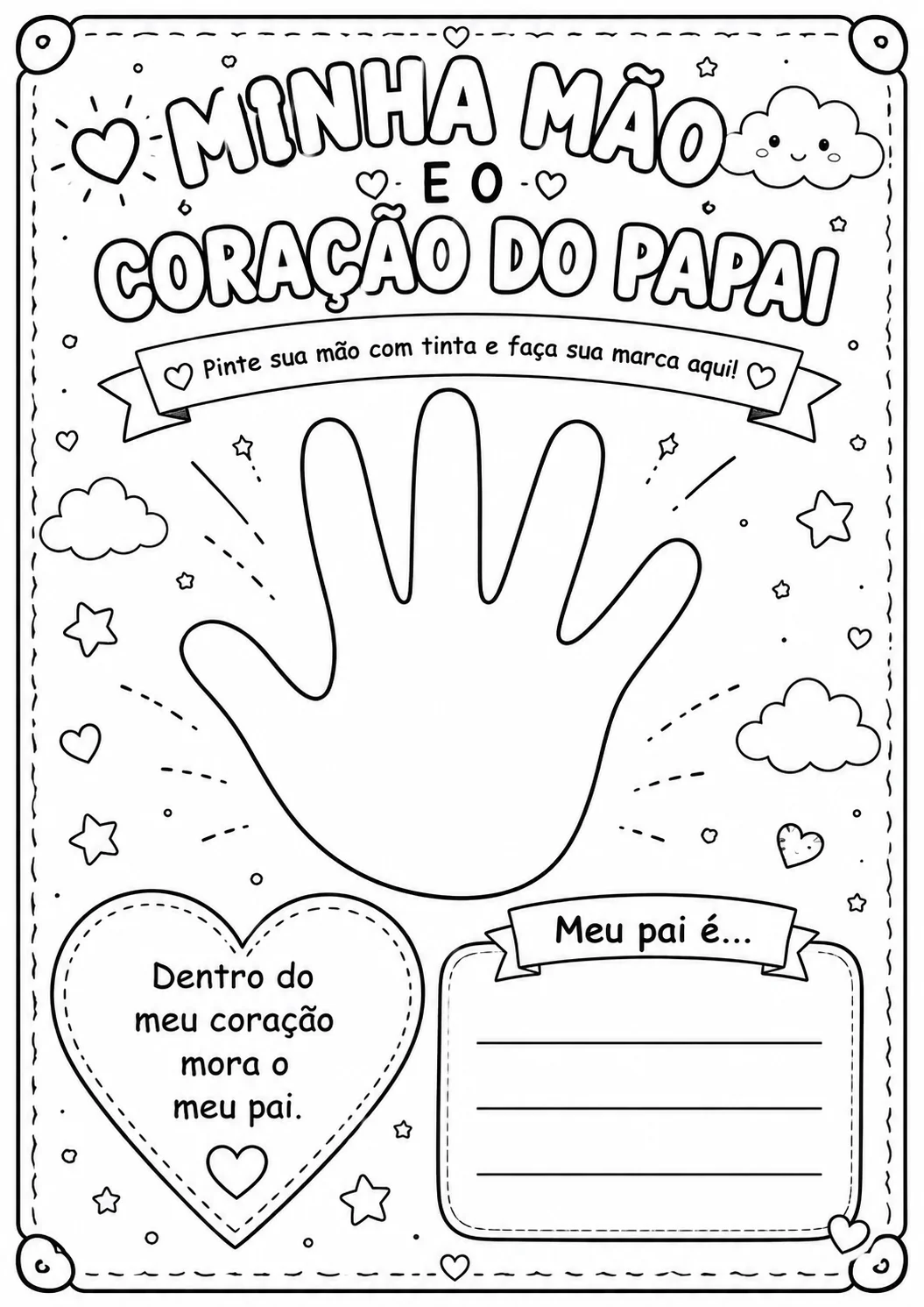 Atividades para o Dia dos Pais com Livro e Lembrancinhas — amostra 6: Celebre o Dia dos Pais com leitura, atividades e…