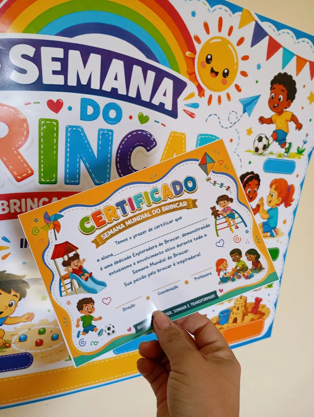 Atividades Semana do Brincar para Escola - Educação infantil — amostra 2: Apresentamos um kit digital incrível e super…