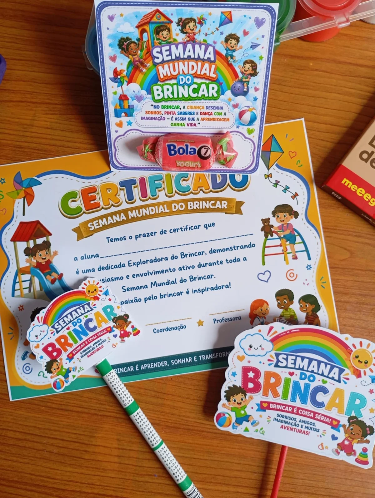 Atividades Semana do Brincar para Escola - Educação infantil — amostra 3: Apresentamos um kit digital incrível e super…
