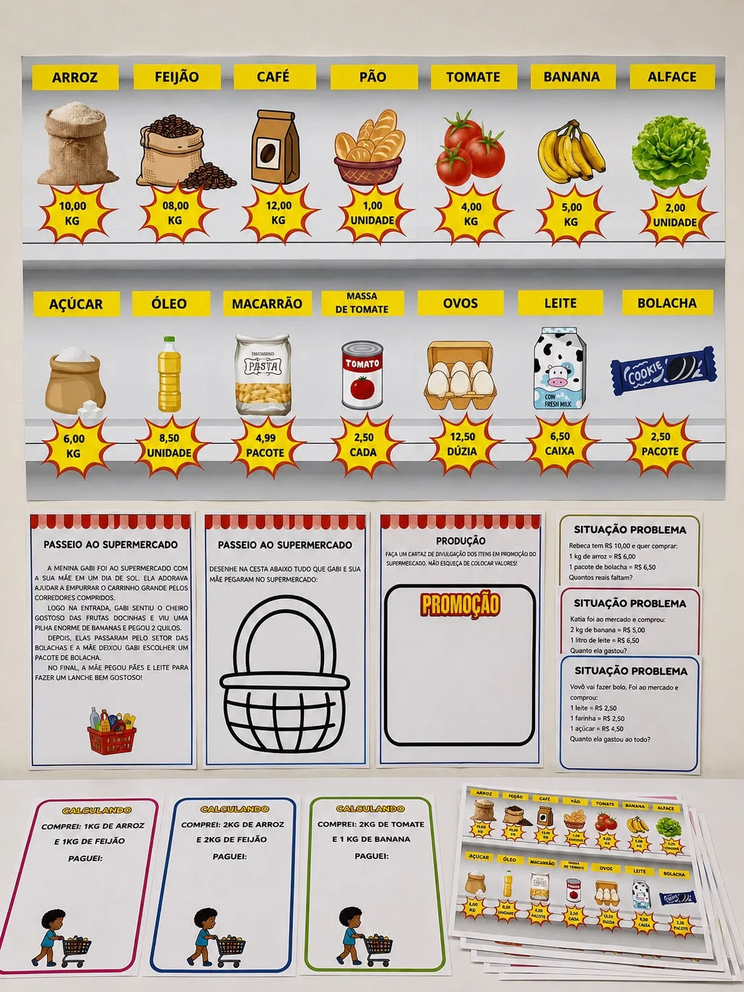 ATIVIDADES SISTEMA MONETÁRIO (MERCADINHO) — amostra 1: SEQUÊNCIA DIDÁTICO TEXTO + MATEMÁTICA - MERCADINHO