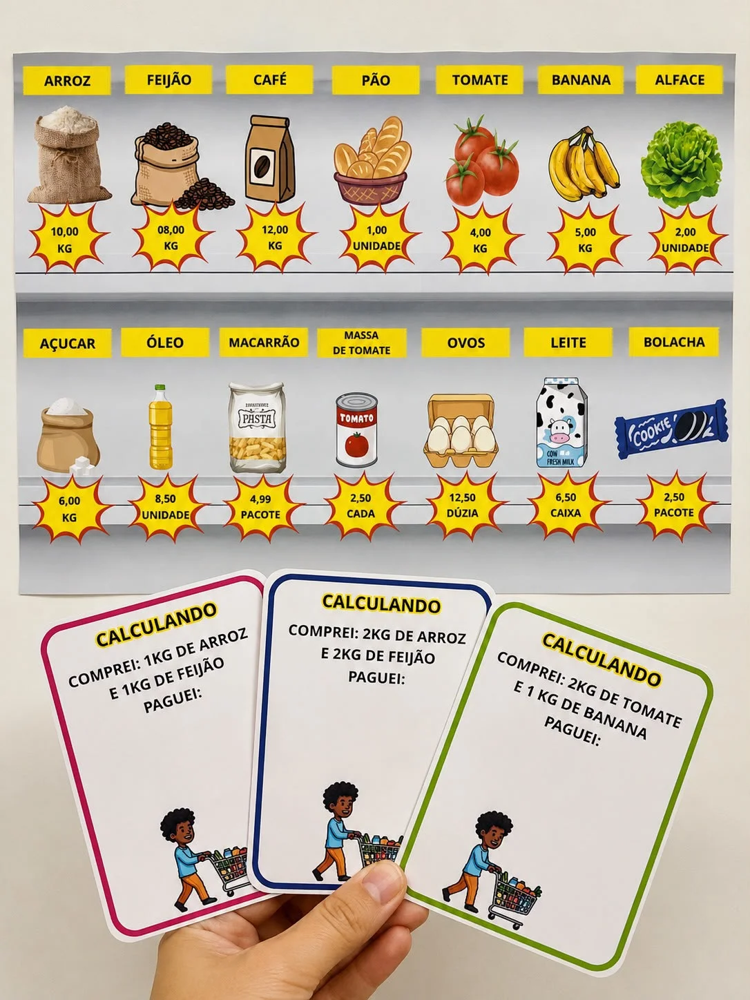 ATIVIDADES SISTEMA MONETÁRIO (MERCADINHO) — amostra 2: Sequência Didática lúdica e divertida com atividades que trabalham…