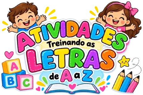 Atividades – Treinando as Letras de A a Z! Um material lúdico em PDF.🌈 ATIVIDADES – TREINANDO AS LETRAS DE A A Z 🔤…