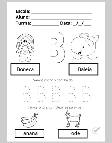 Atividades – Treinando as Letras de A a Z! Um material lúdico em PDF.🌈 ATIVIDADES – TREINANDO AS LETRAS DE A A Z 🔤…